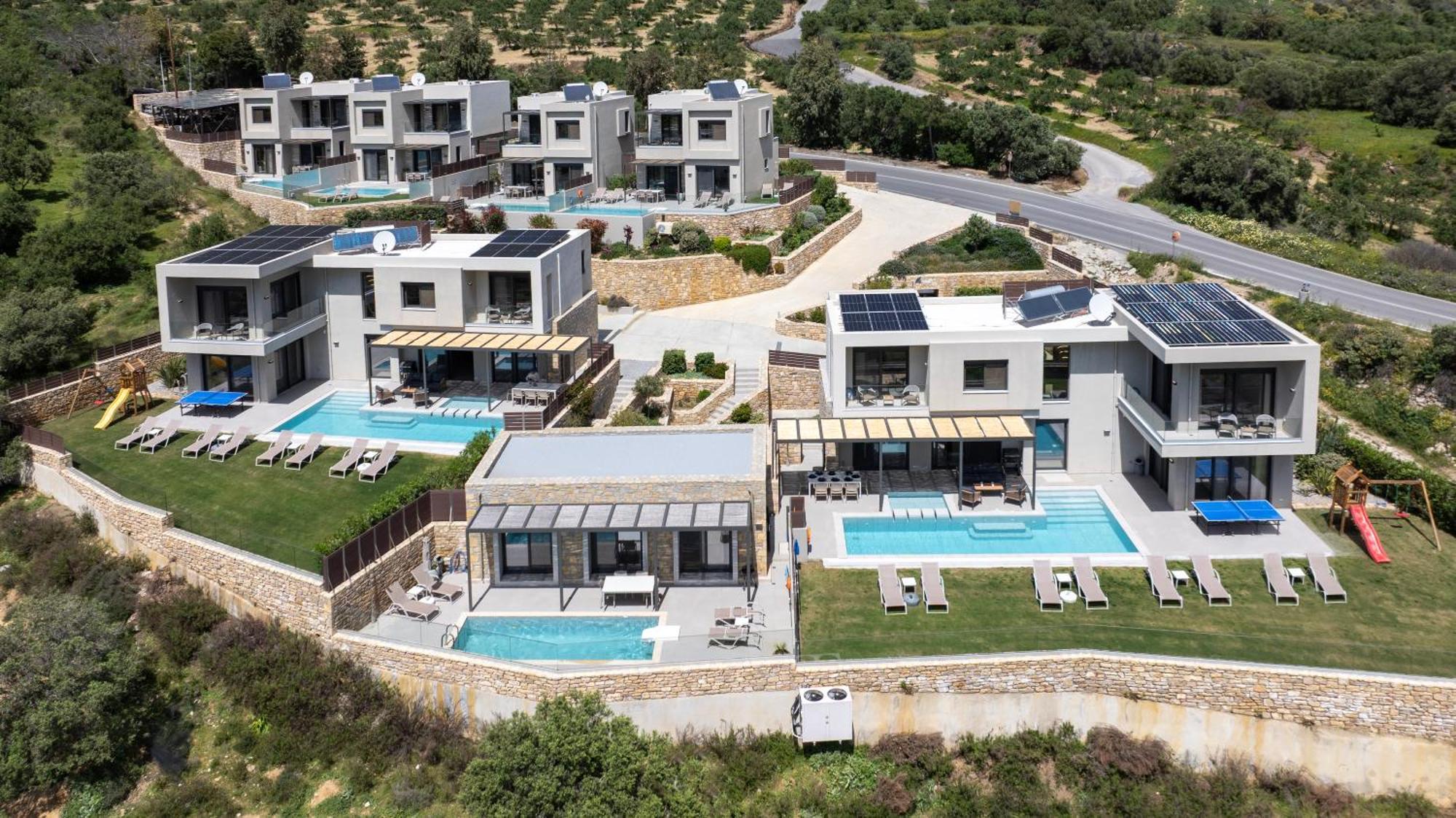 Porti Villas Aphrodite Asomatoi Esterno foto