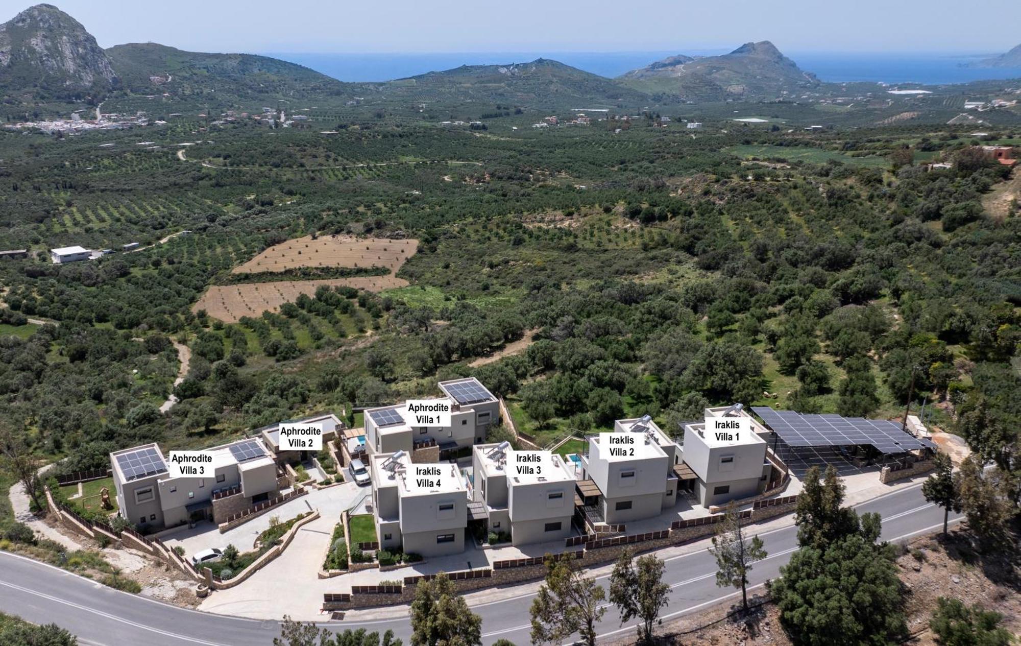 Porti Villas Aphrodite Asomatoi Esterno foto